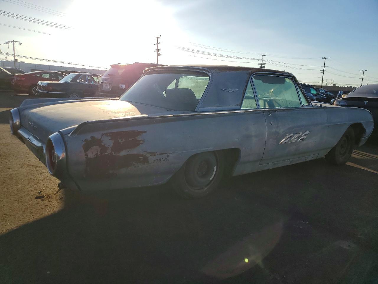 1963 Ford Thunderbird Gray vin: 3Y83Z105329