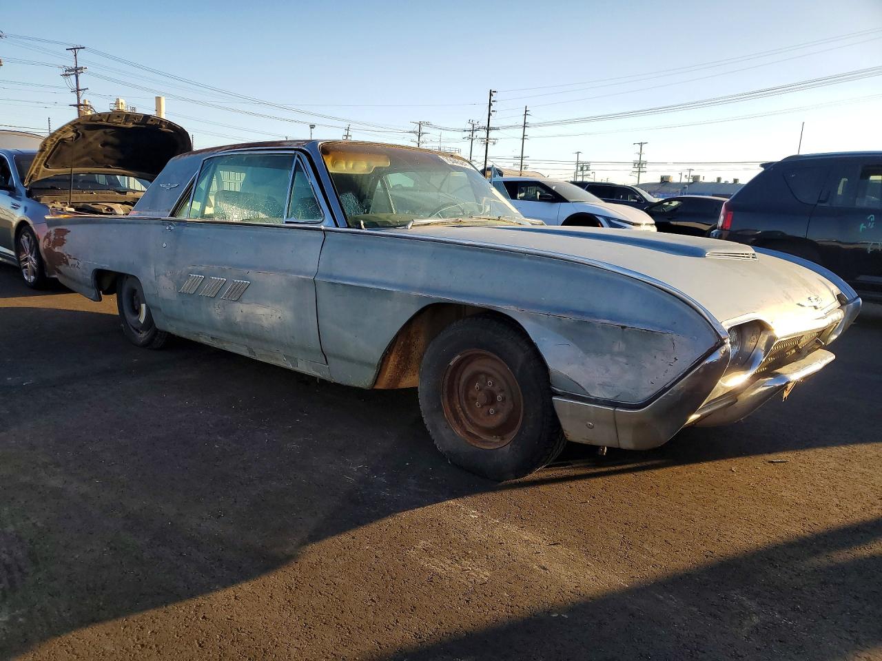 1963 Ford Thunderbird Gray vin: 3Y83Z105329