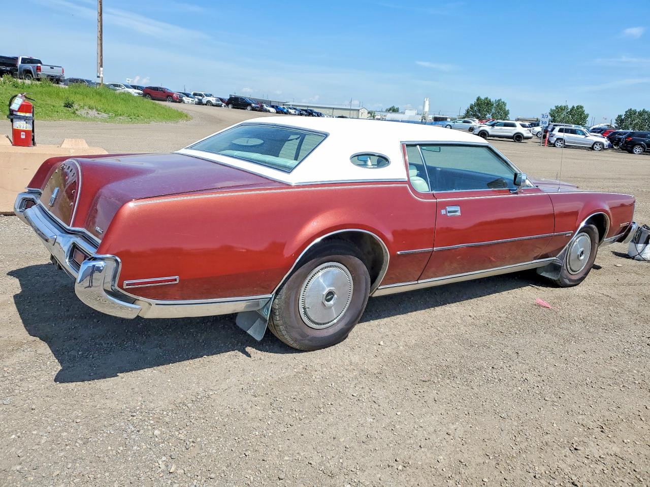 1973 Lincoln Continental Mk Iv Burgundy vin: 3Y89A816781