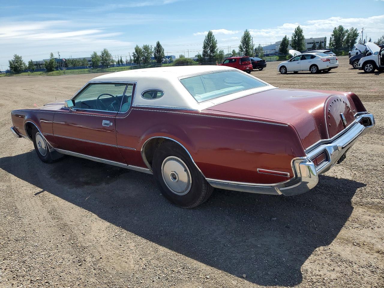 1973 Lincoln Continental Mk Iv Burgundy vin: 3Y89A816781
