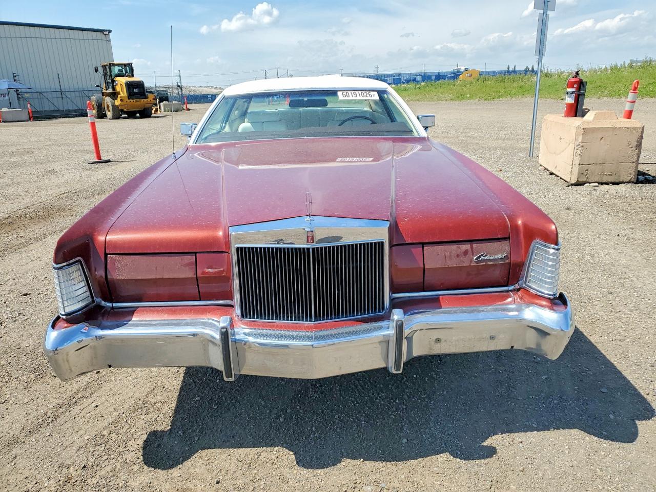 1973 Lincoln Continental Mk Iv Burgundy vin: 3Y89A816781