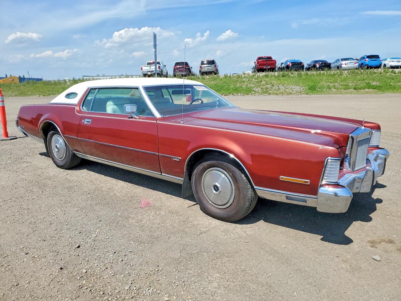 1973 Lincoln Continental Mk Iv Burgundy vin: 3Y89A816781