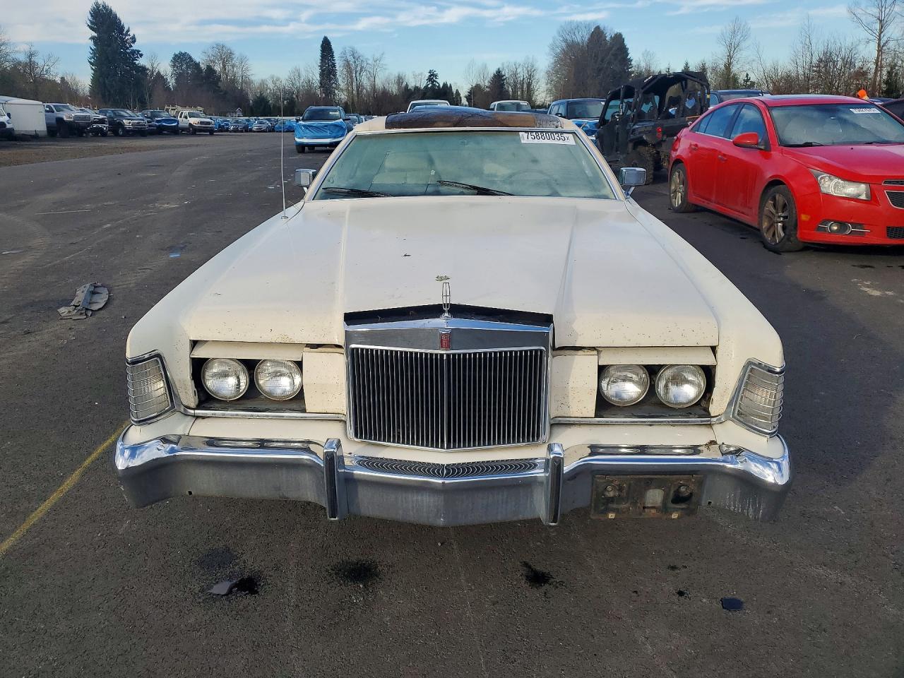 1973 Lincoln Continenta Белый vin: 3Y89A829132