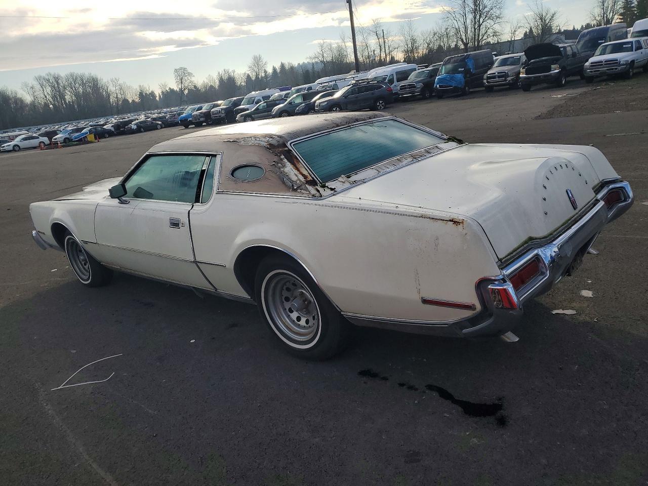 1973 Lincoln Continenta Белый vin: 3Y89A829132