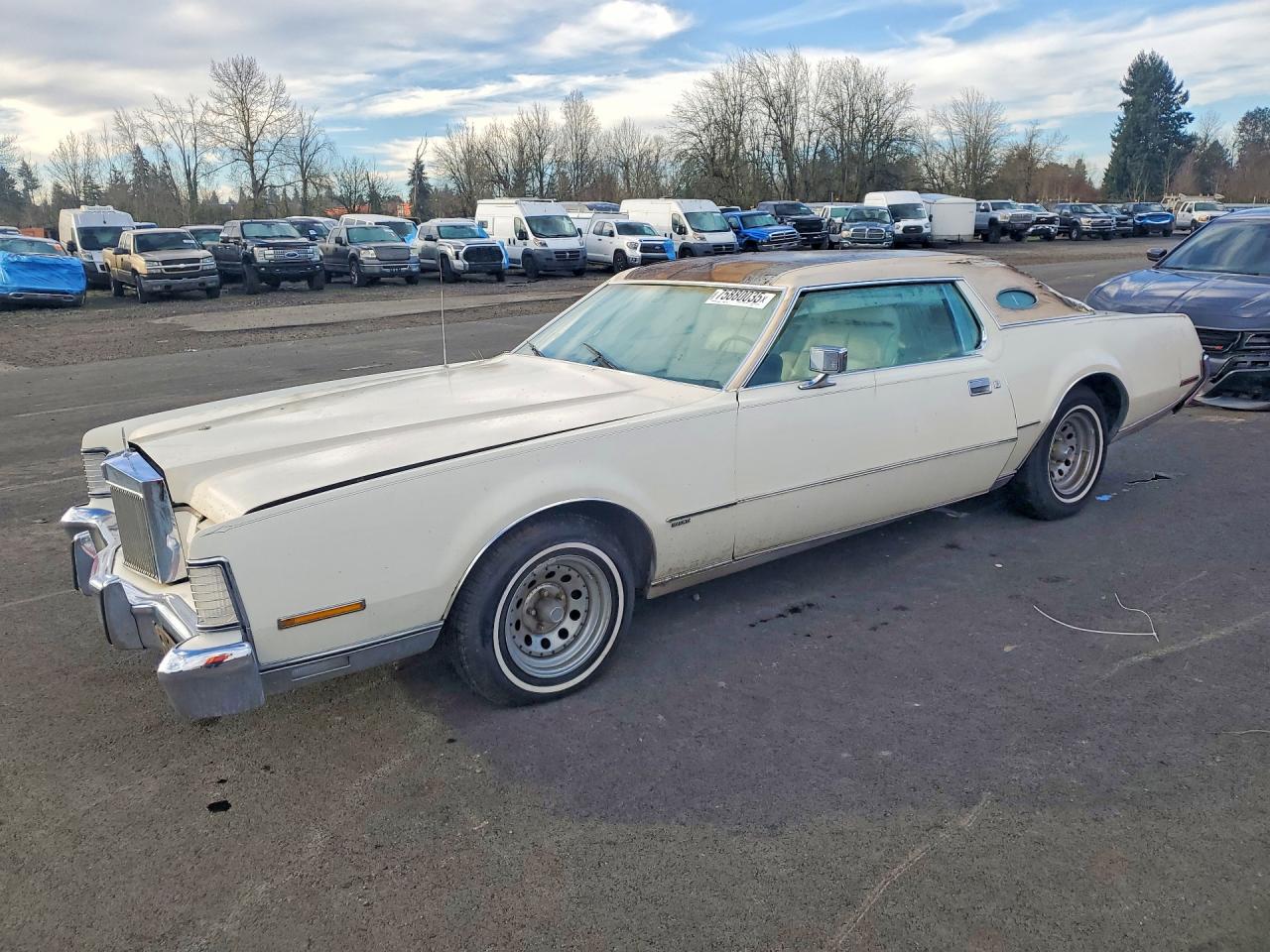 1973 Lincoln Continenta Белый vin: 3Y89A829132