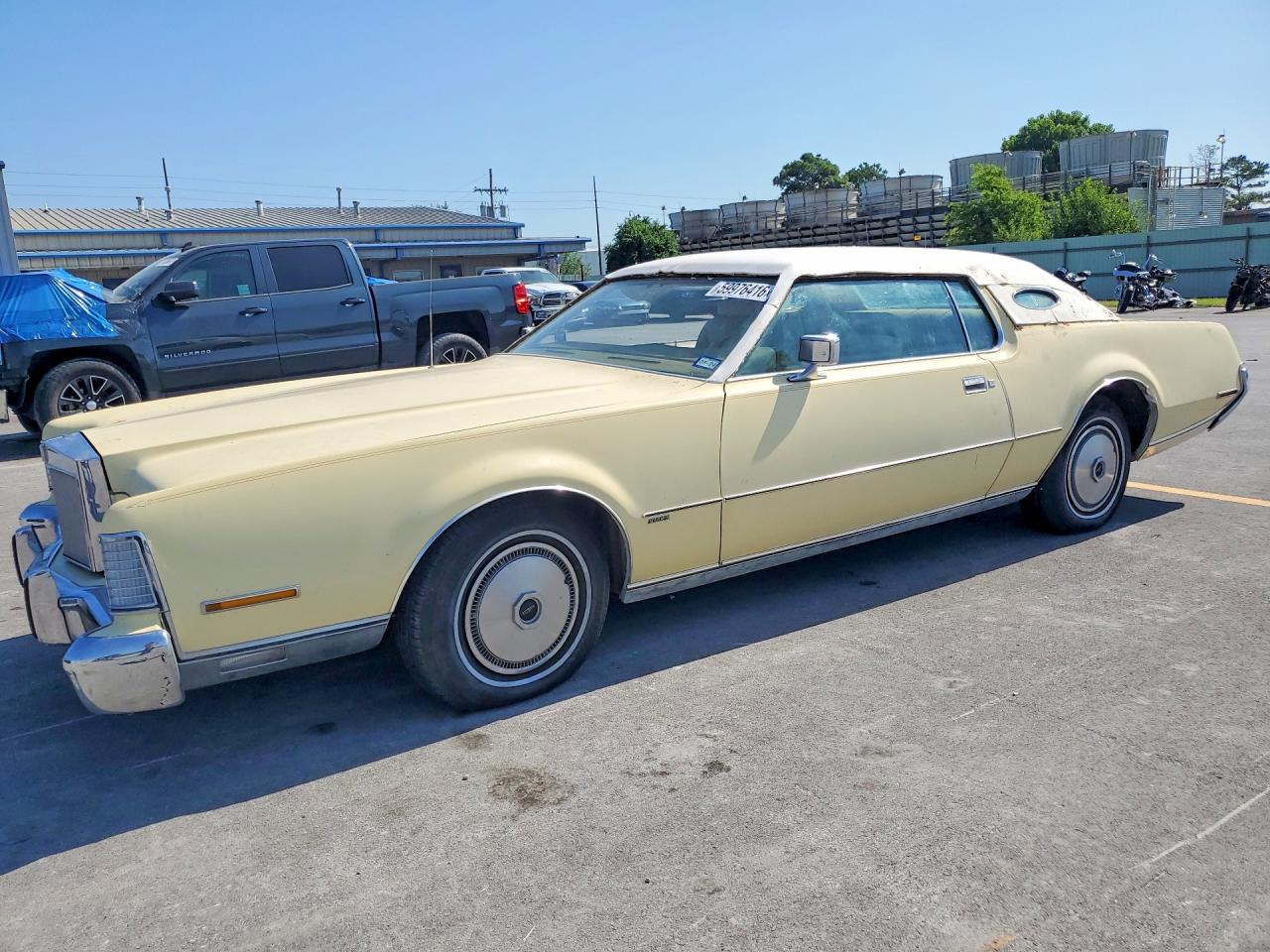 1973 Lincoln Continental Mk4 Cream vin: 3Y89A923931
