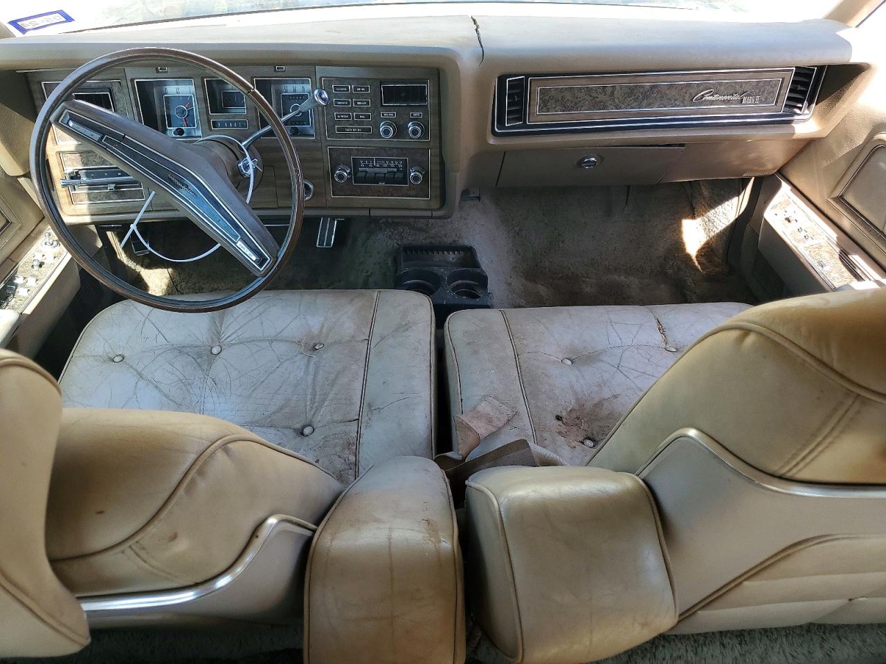 1973 Lincoln Continental Mk4 Cream vin: 3Y89A923931