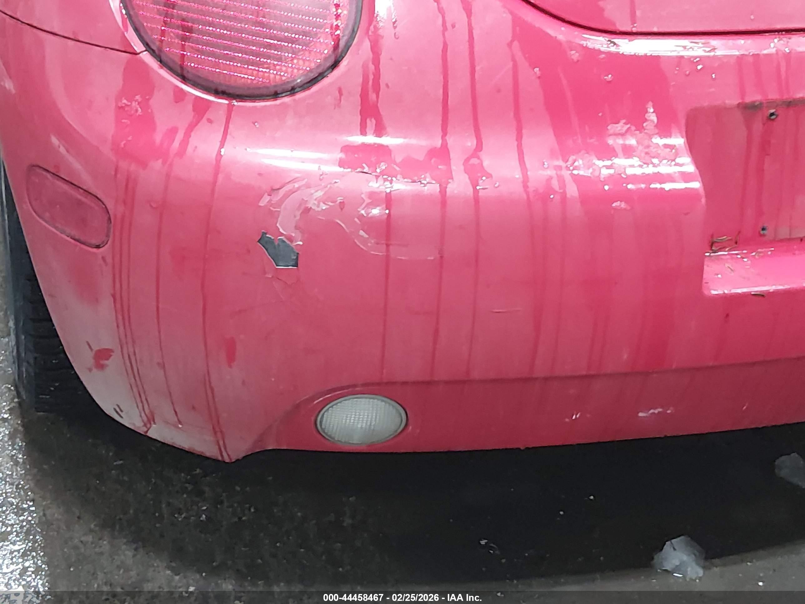 1999 Volkswagen New Beetle Gls Red vin: 3vwca21c0xm400336