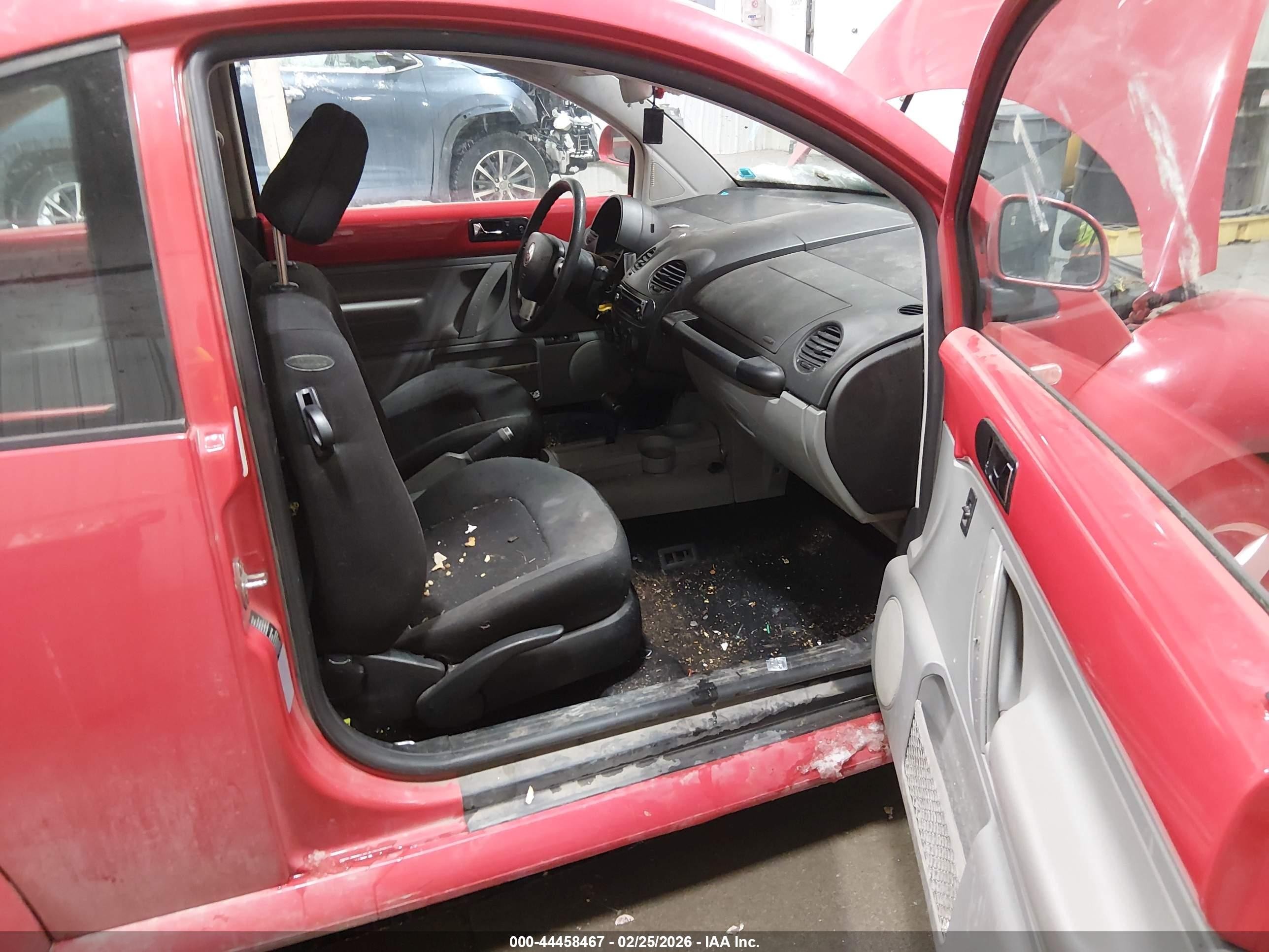 1999 Volkswagen New Beetle Gls Red vin: 3vwca21c0xm400336