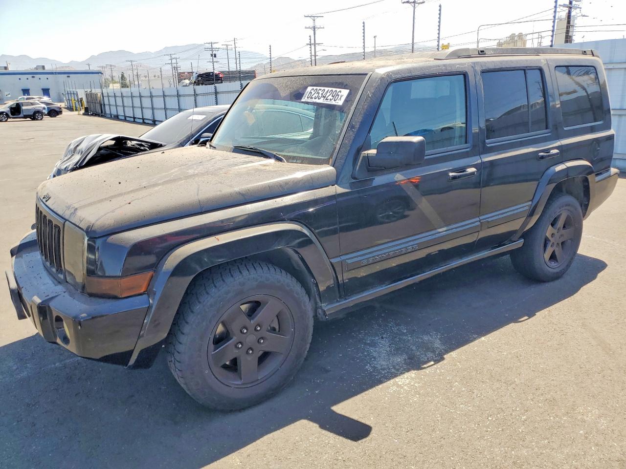 2008 Jeep Commander Sport Black vin: 1J8HH48K68C114662
