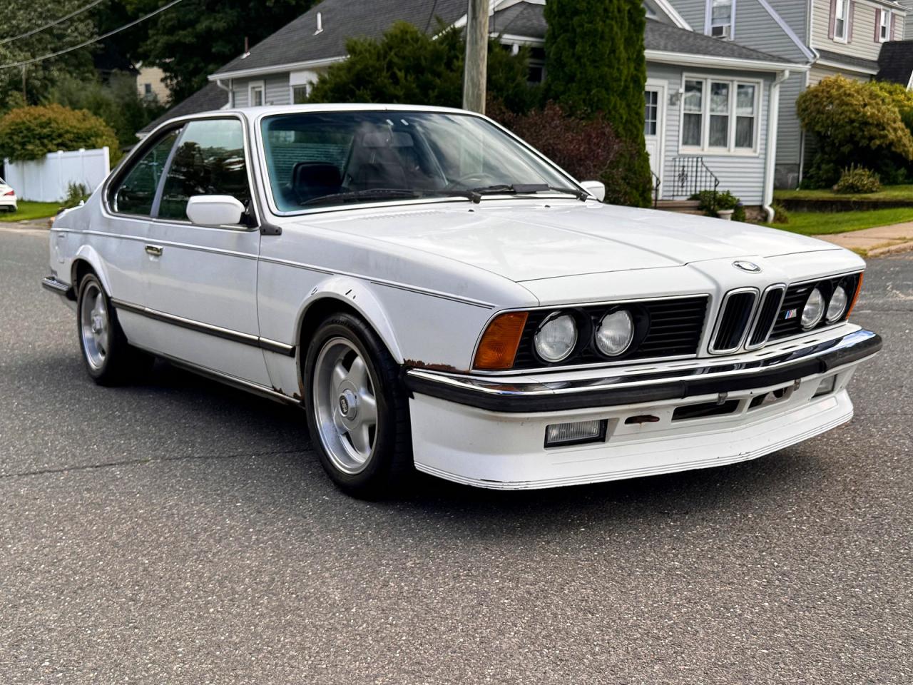 1986 Bmw 635csi White vin: WBAEE310901052905