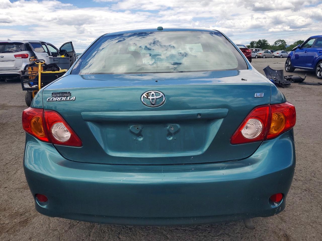 2010 Toyota Corolla Le Green vin: 1NXBU4EE6AZ329865