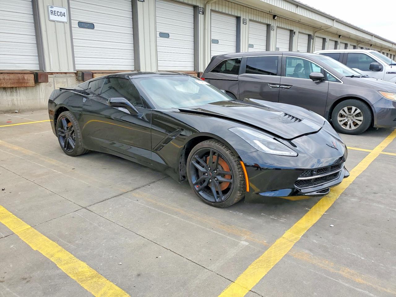 2014 Chevrolet Corvette Stingray 3lt Black vin: 1G1YF2D79E5106972