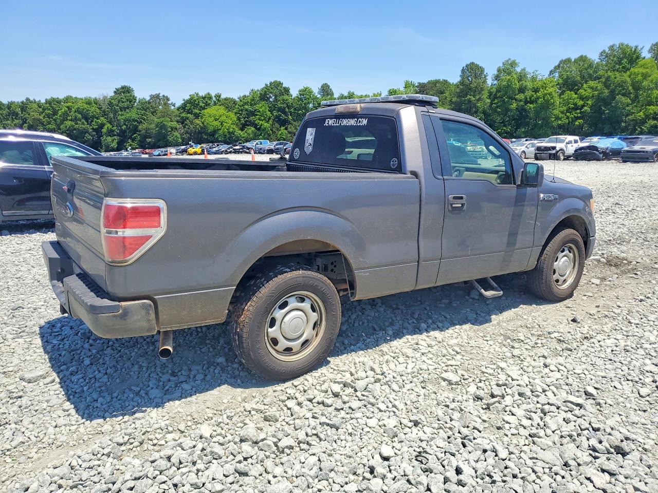 2010 Ford F150 Gray vin: 1FTMF1CW5AKE77602