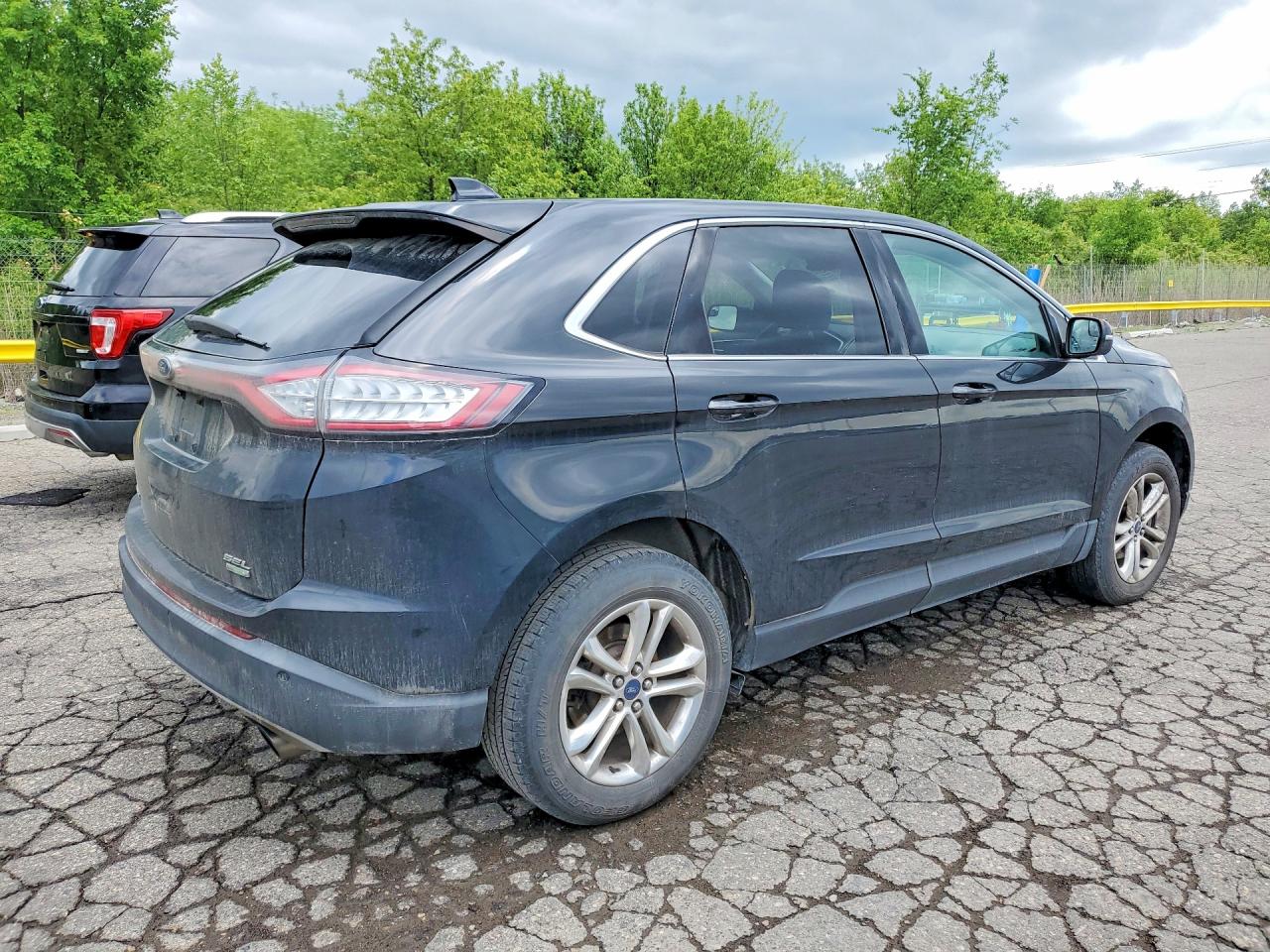 2015 Ford Edge Sel Black vin: 2FMTK3J9XFBB26598