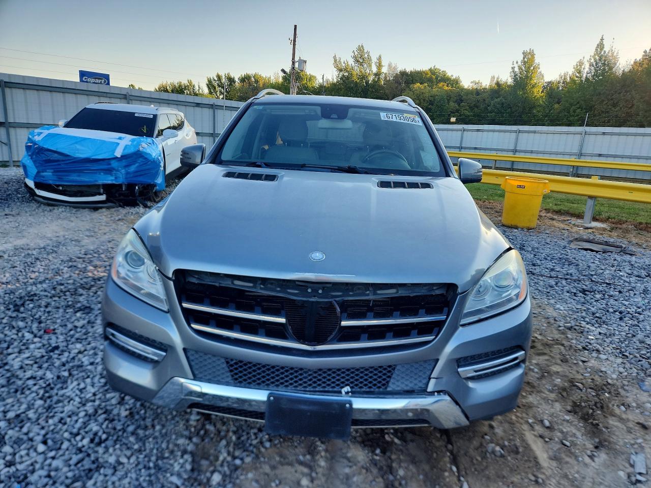 2012 Mercedes-benz Ml 350 4matic Gray vin: 4JGDA5HB2CA016454