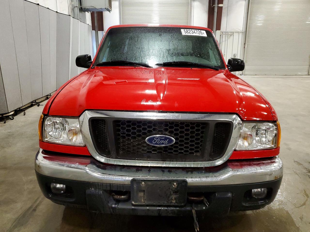 2004 Ford Ranger Super Cab Red vin: 1FTZR45E64PB38776