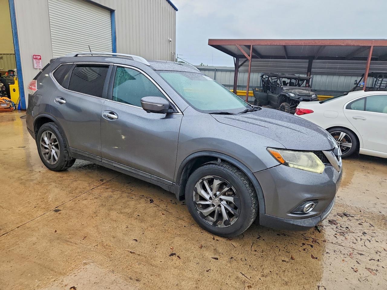 2015 Nissan Rogue Sl Gray vin: 5N1AT2MT7FC861996