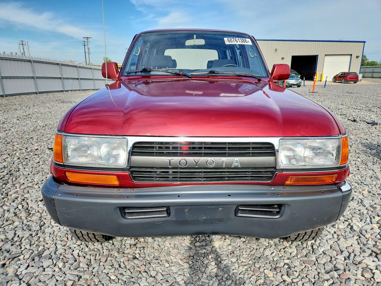 1991 Toyota Land Cruiser Fj80 Red vin: JT3FJ80W1M0012632