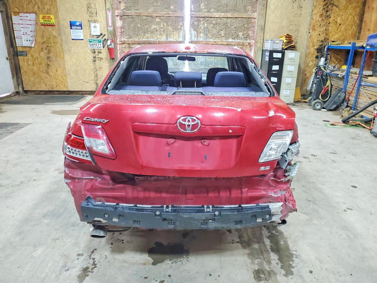 2010 Toyota Camry Se Red vin: 4T1BF3EK0AU101483
