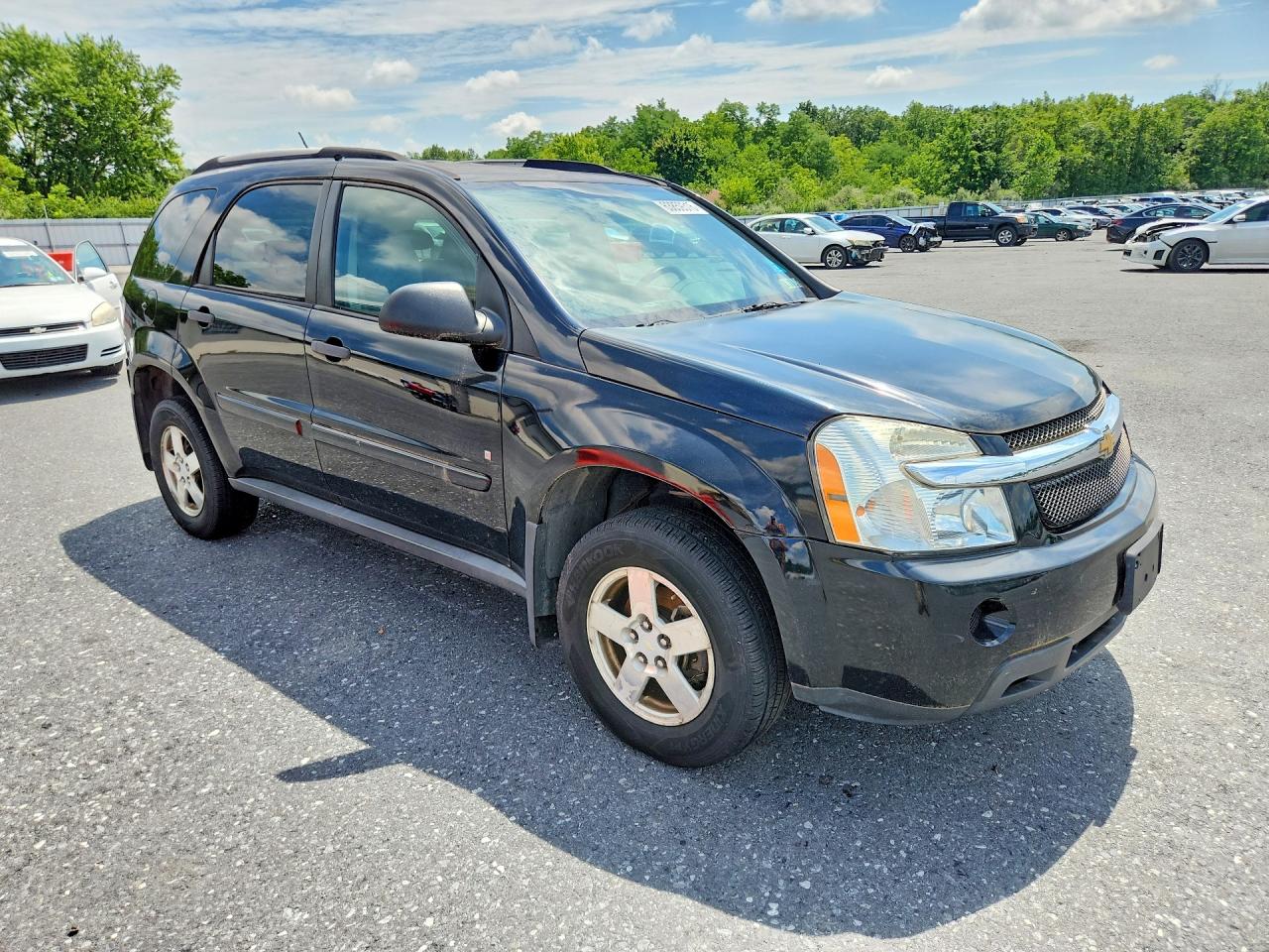 2009 Chevrolet Equinox Ls Black vin: 2CNDL13F096219264