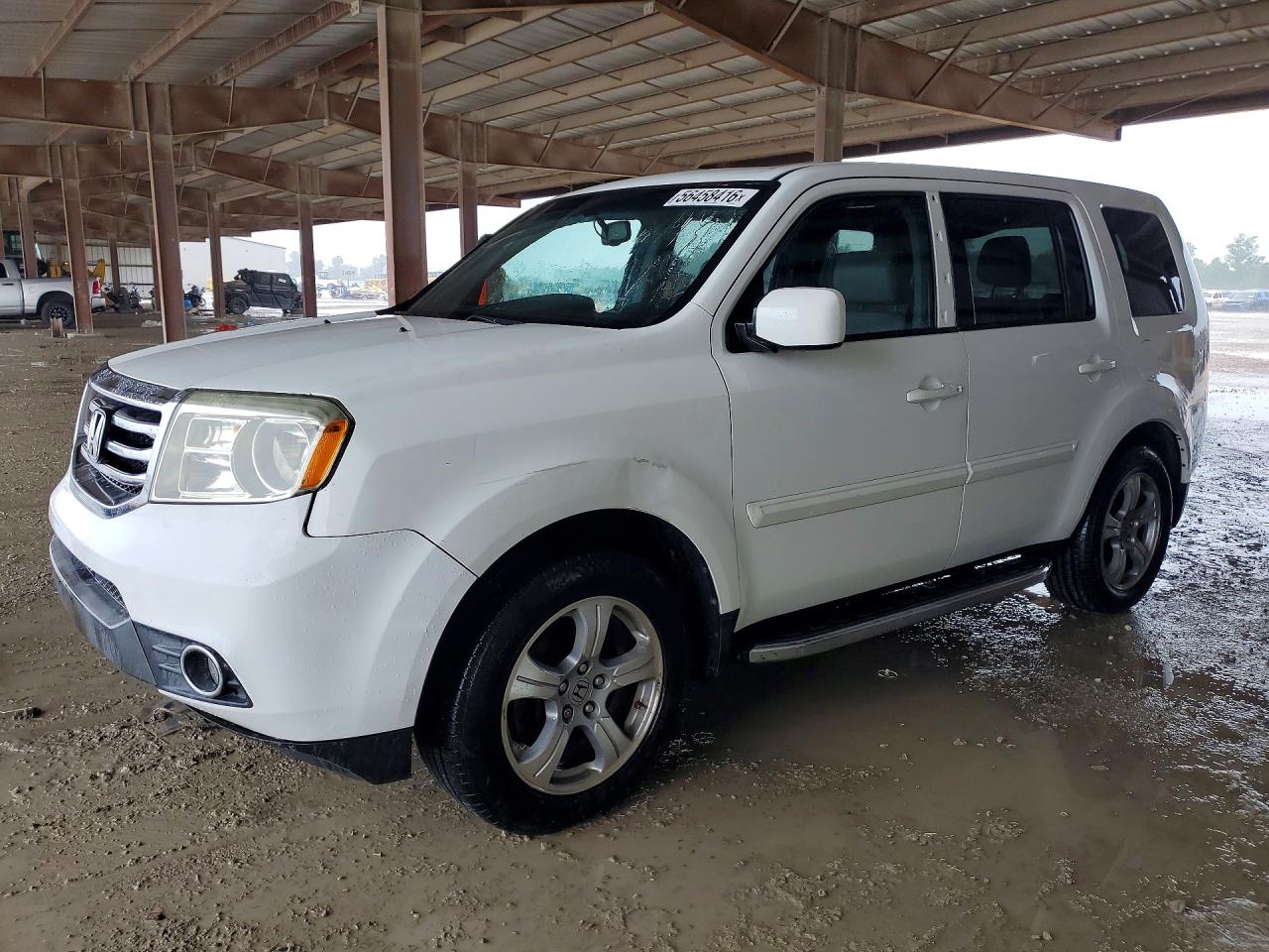 2014 Honda Pilot Exl Белый vin: 5FNYF3H54EB017881