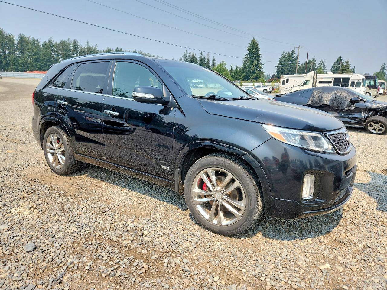 2014 Kia Sorento Sx Limited Black vin: 5XYKWDA70EG449738