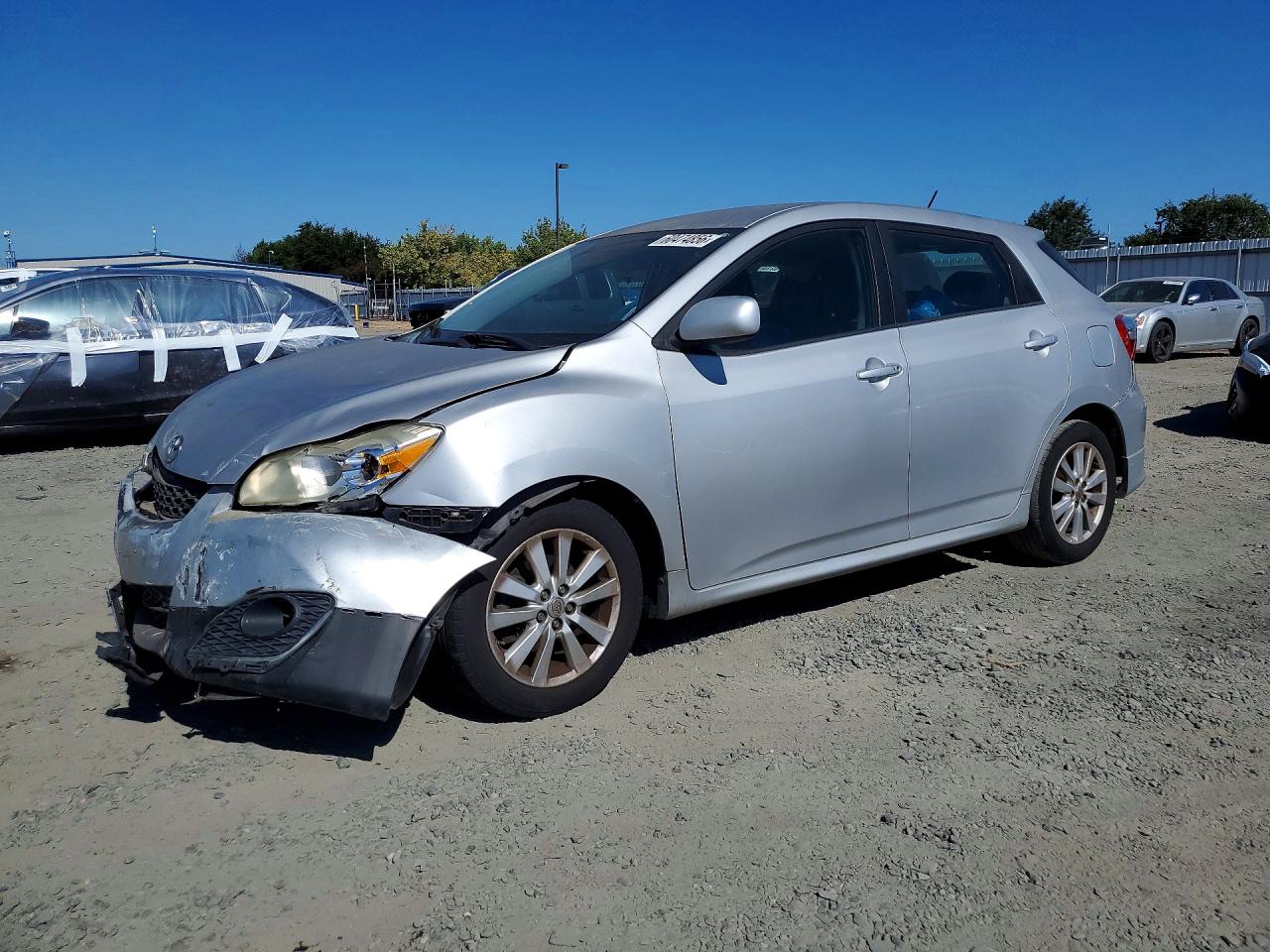 2010 Toyota Matrix Base Silver vin: 2T1KU4EE1AC415831