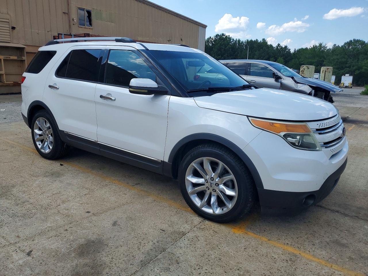 2011 Ford Explorer Limited White vin: 1FMHK7F84BGA37349