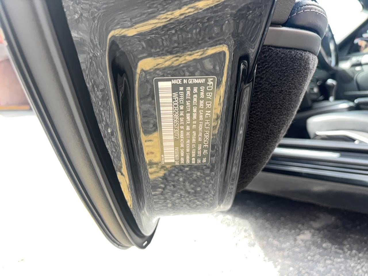 2006 Porsche Boxster S Черный vin: WP0CB29856S730172