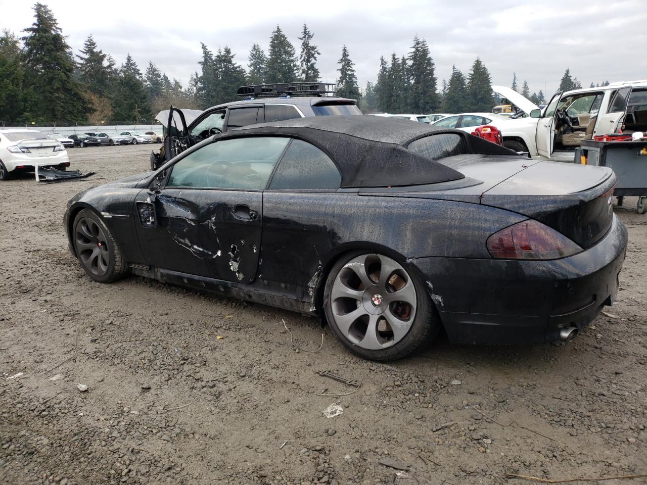 2006 Bmw 650 I Black vin: WBAEK13436CN75430