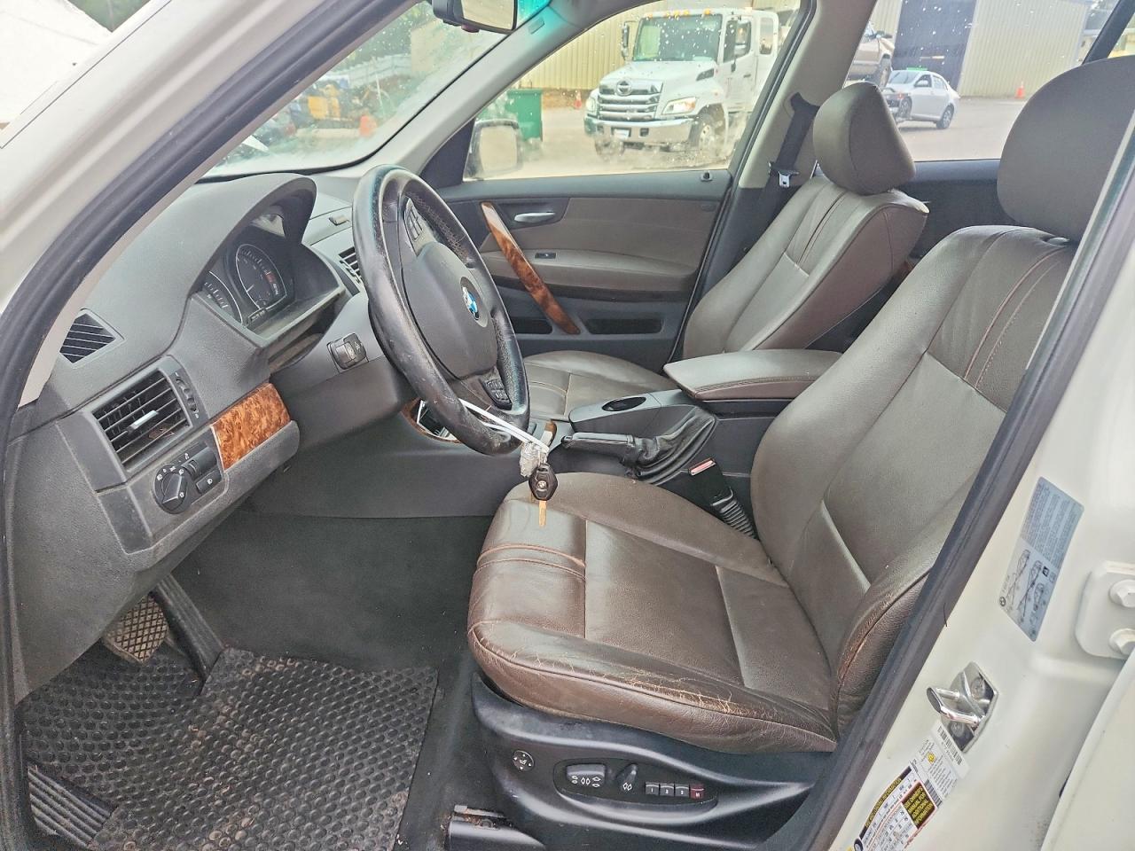 2007 Bmw X3 3.0si Белый vin: WBXPC93487WF28259