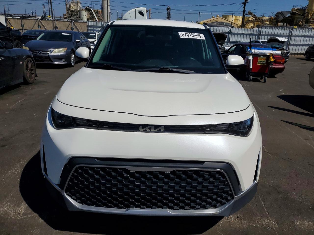 2023 Kia Soul Lx White vin: KNDJ23AU9P7851474