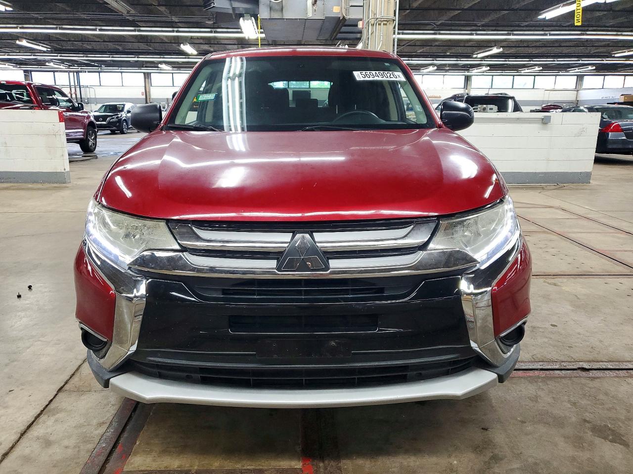 2018 Mitsubishi Outlander Se Красный vin: JA4AZ3A31JZ057013