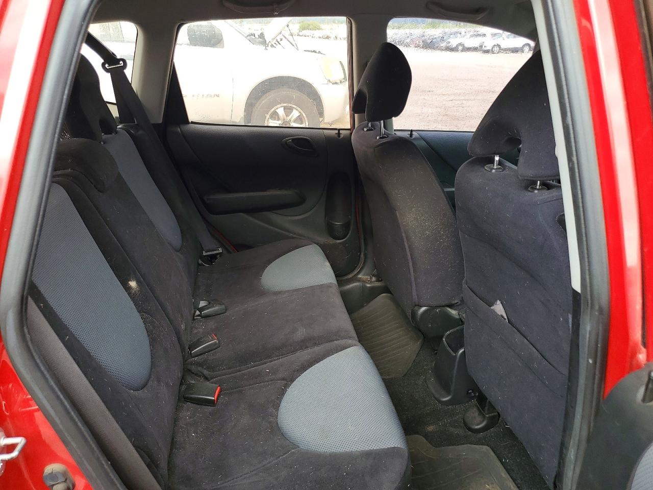 2008 Honda Fit Sport Red vin: JHMGD386X8S038556