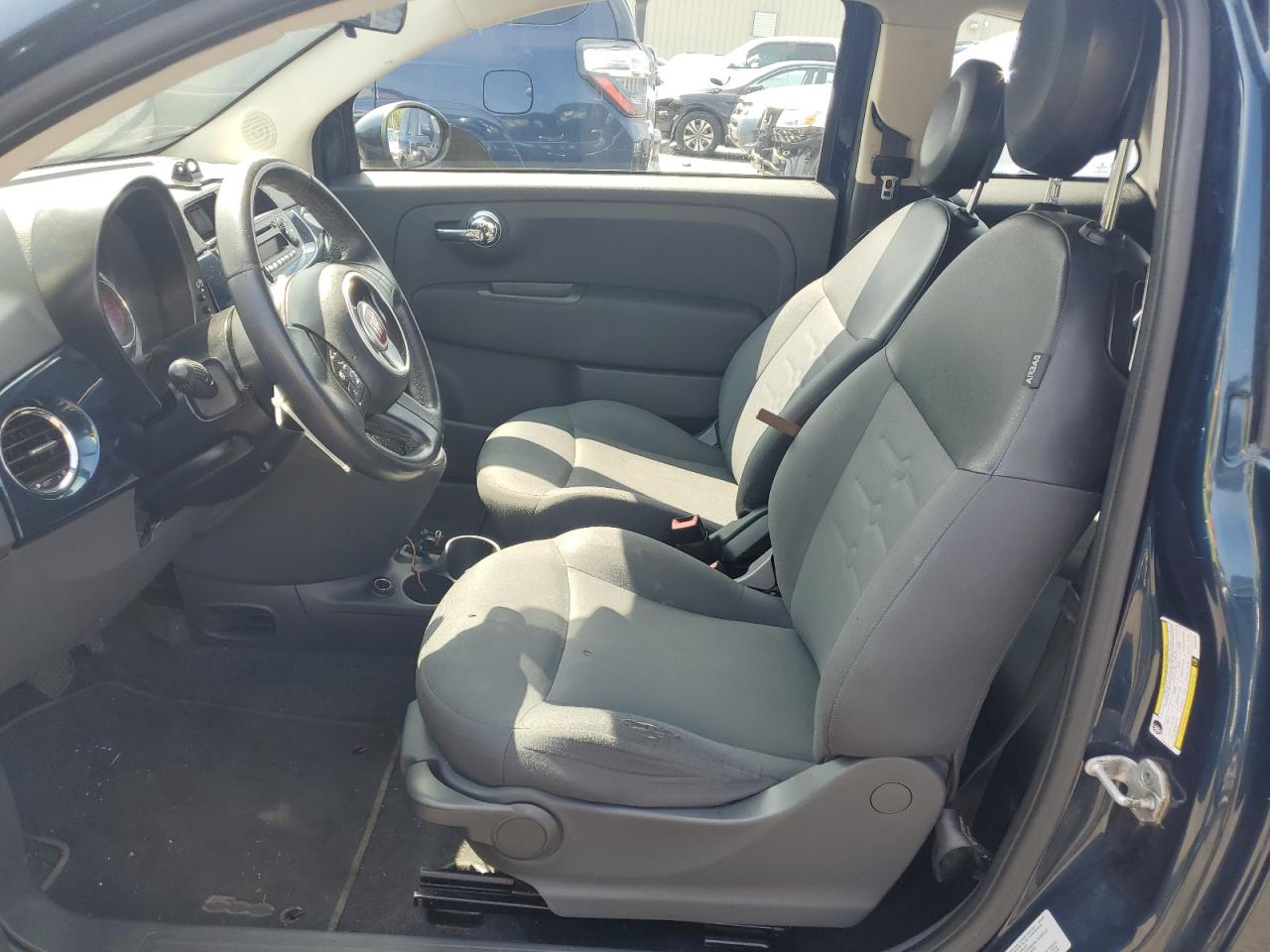 2015 Fiat 500 Pop   Blue vin: 3C3CFFAR2FT570366