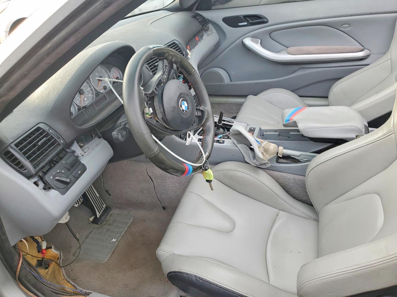 2003 Bmw M3 Silver vin: WBSBR93463PK00712