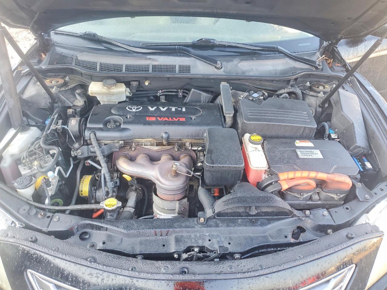 2007 Toyota Camry Hybrid Black vin: JTNBB46K873025624