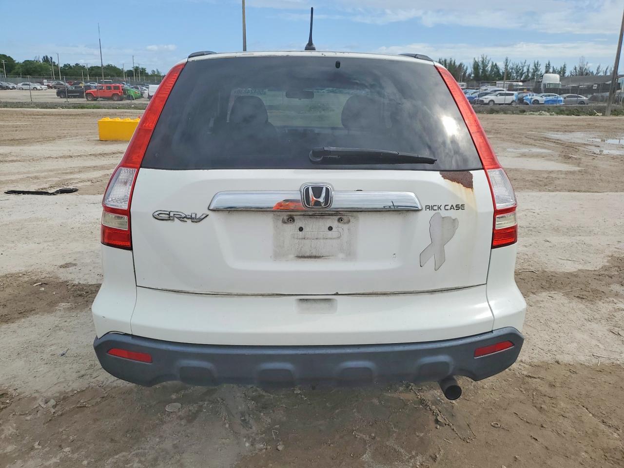 2009 Honda Cr-v Ex White vin: 3CZRE38599G703805