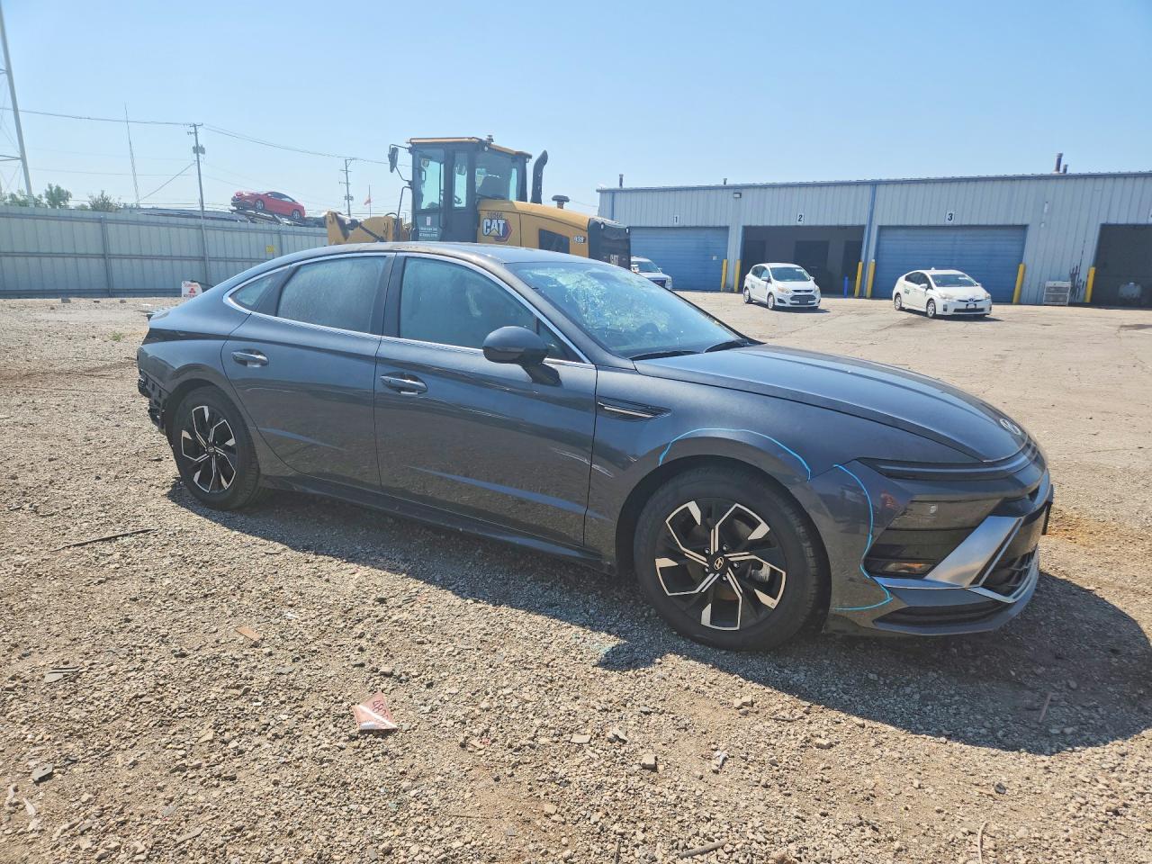 2025 Hyundai Sonata Sel Gray vin: KMHL64JA6SA449010