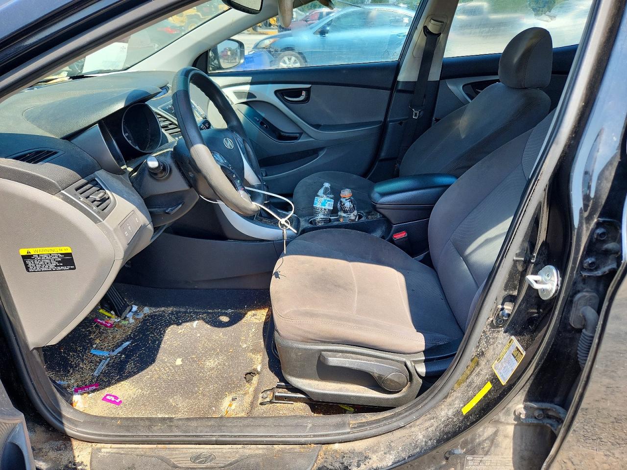 2014 Hyundai Elantra Se Black vin: 5NPDH4AE1EH471404