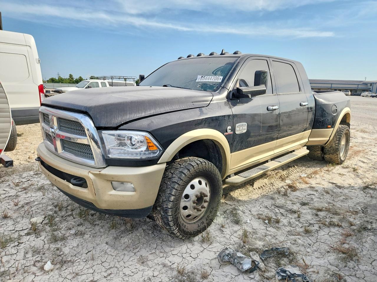 2015 Ram 3500 Longhorn Black vin: 3C63RRNL7FG565237