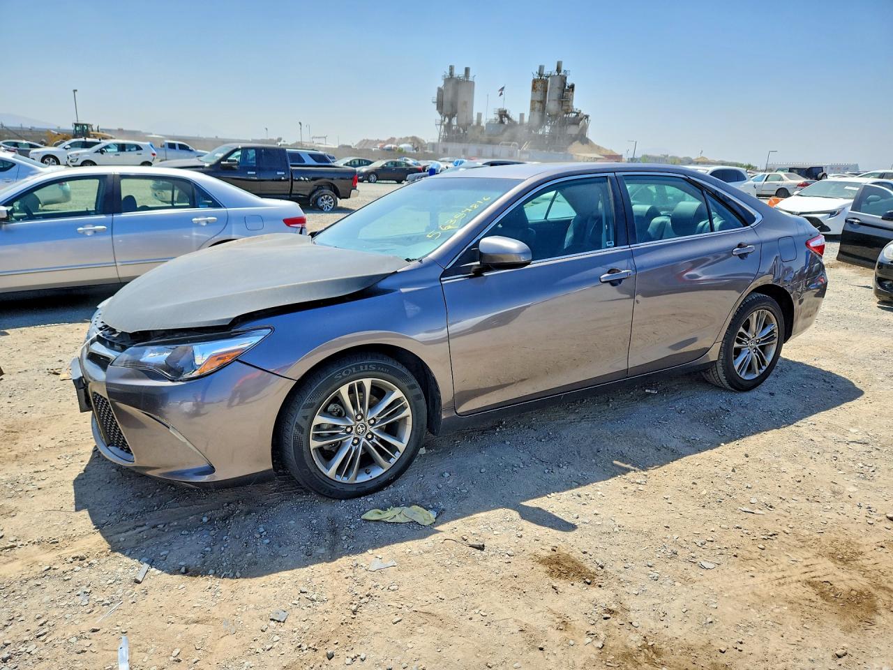 2017 Toyota Camry Se Silver vin: 4T1BF1FK0HU421898