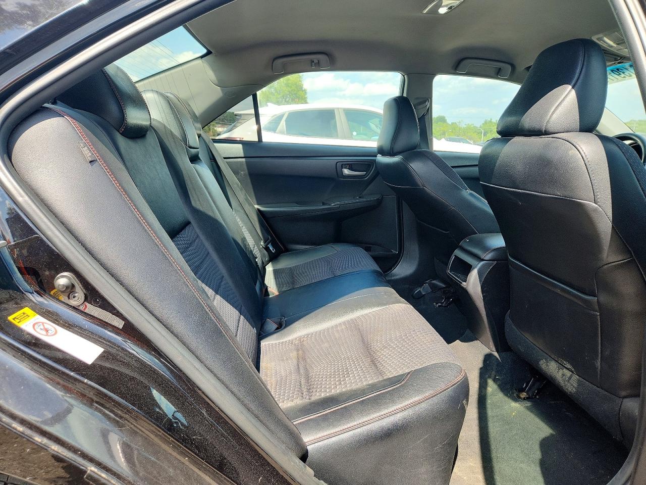 2015 Toyota Camry Se Black vin: 4T1BF1FKXFU942432