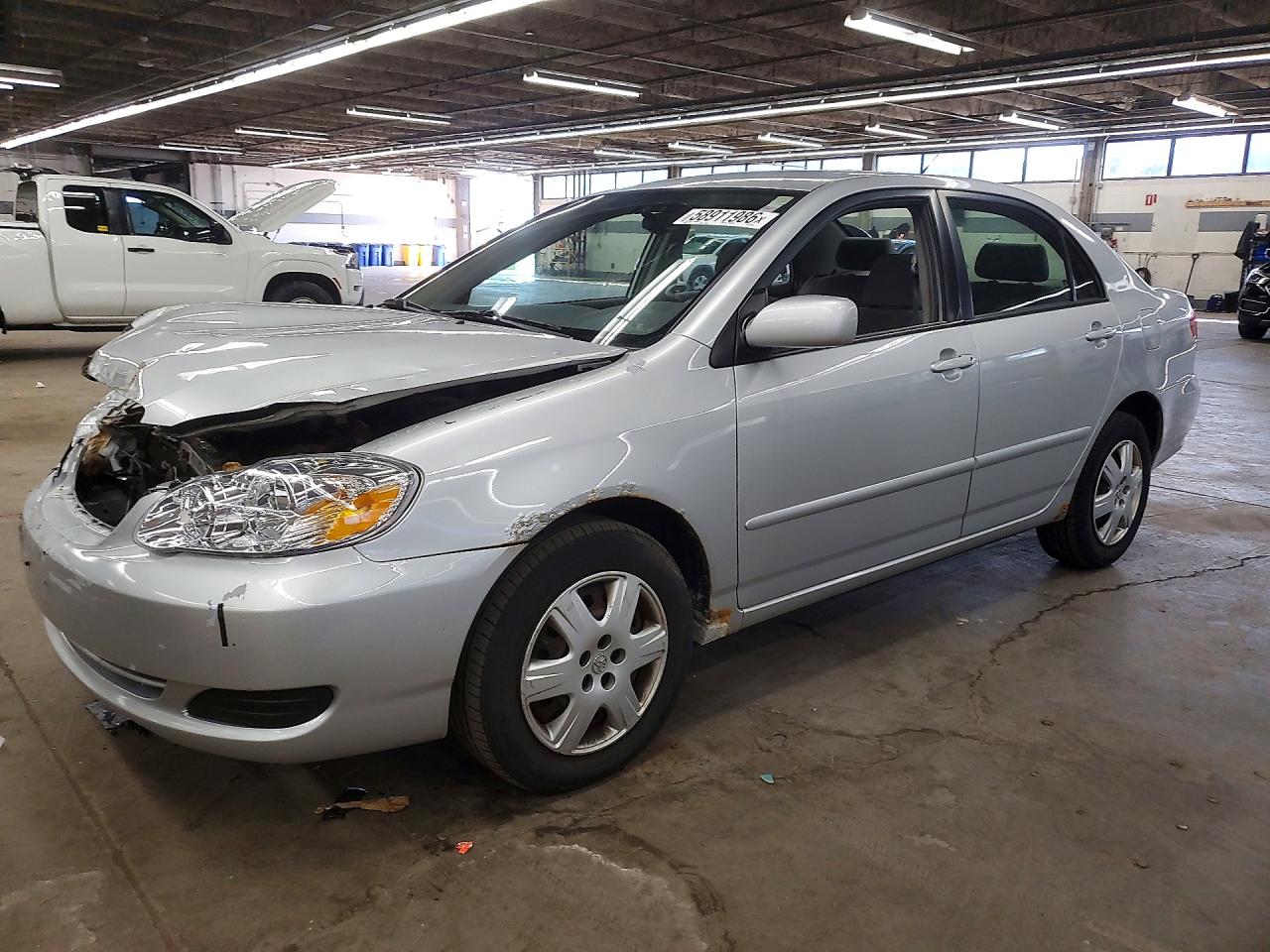 2007 Toyota Corolla Le Gray vin: JTDBR32E970132743