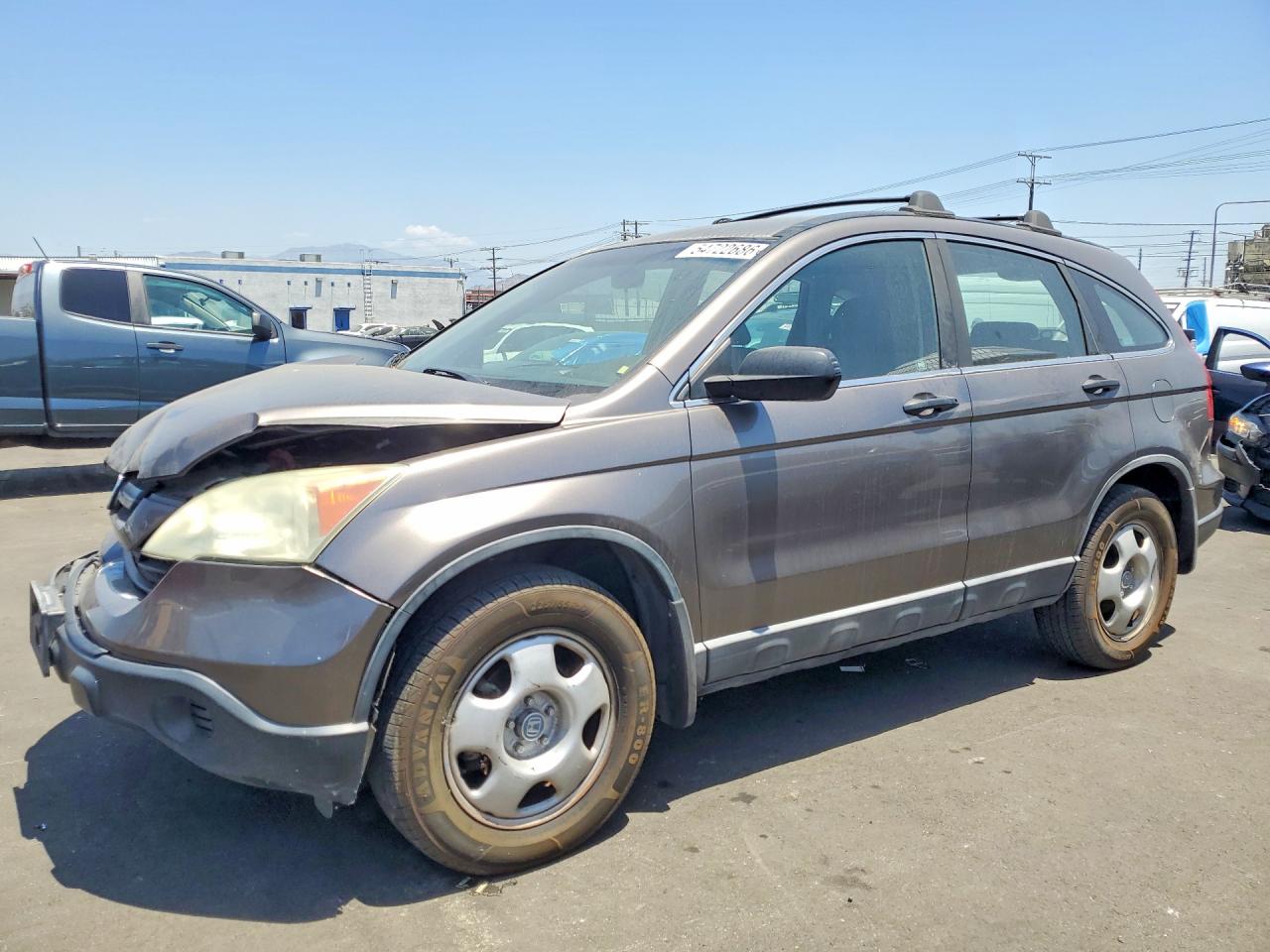 2009 Honda Cr-v Lx Gray vin: 5J6RE38369L021062
