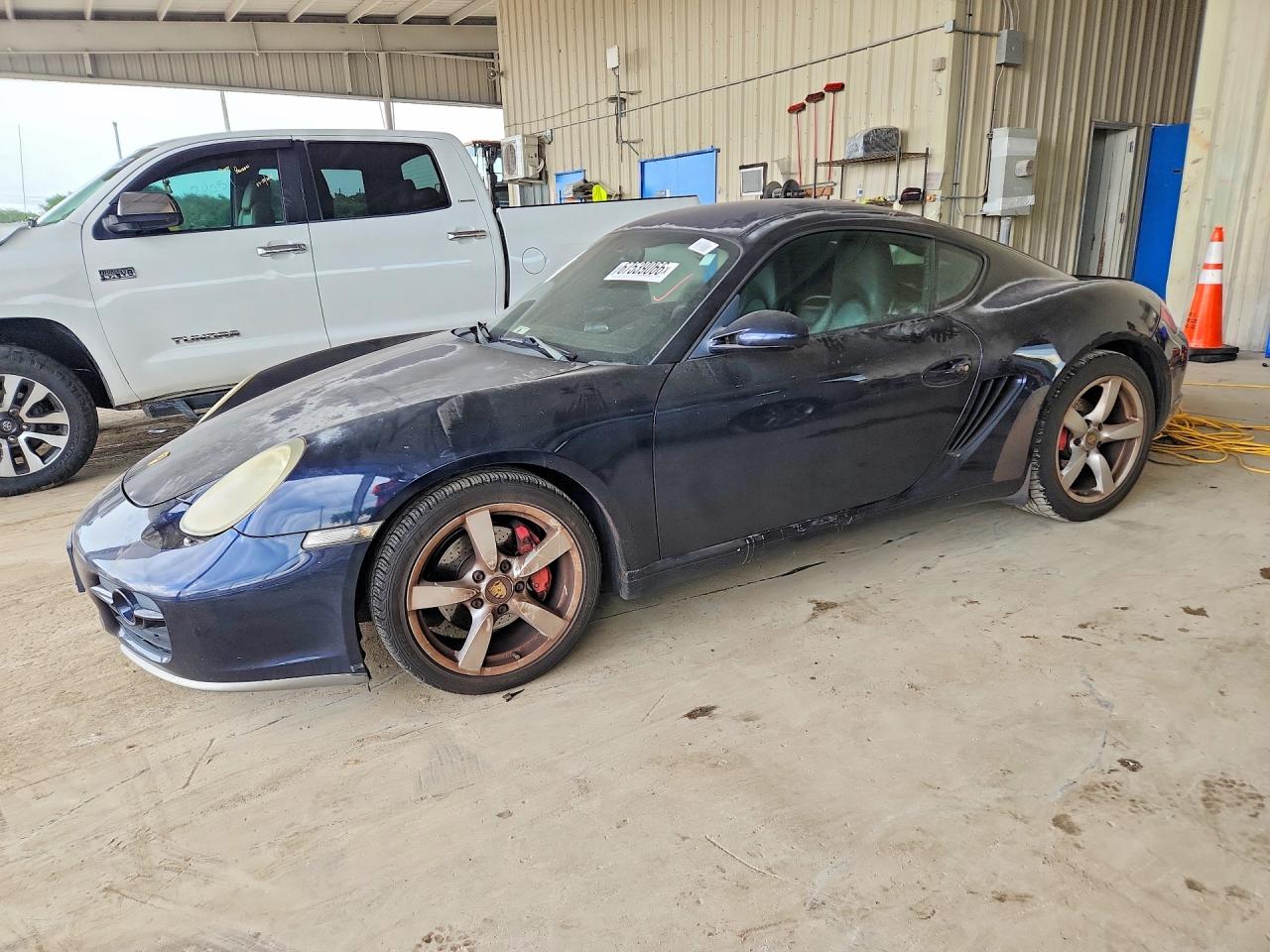 2006 Porsche Cayman S Синий vin: WP0AB29886U783444