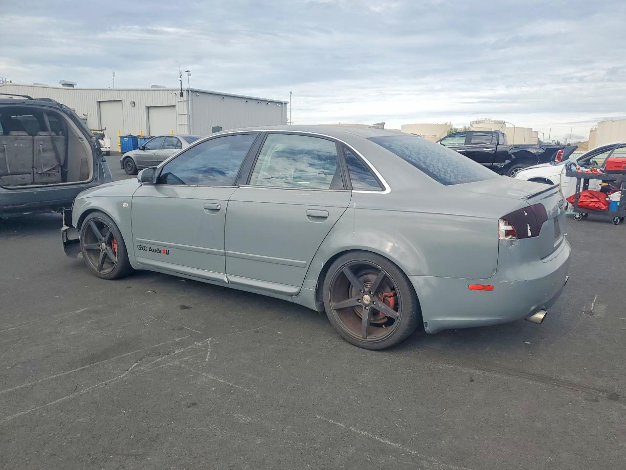 2008 Audi A4 2.0t Quattro Gray vin: WAUDF78E48A152813