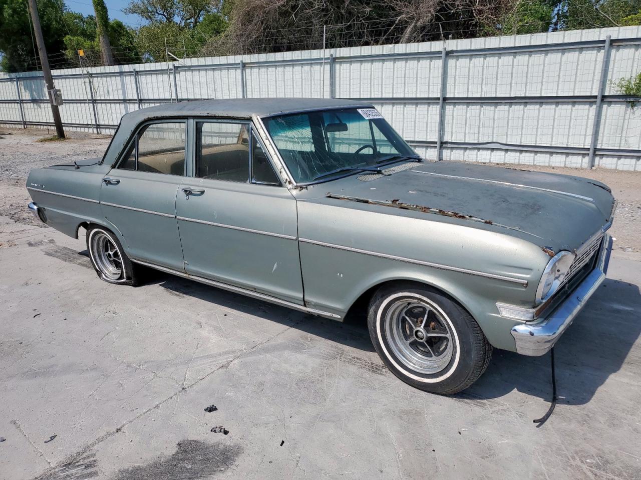 1964 Chevrolet Nova Green vin: 40269N225420