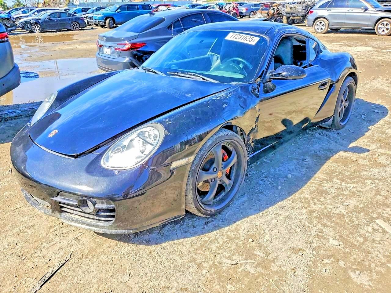 2006 Porsche Cayman S Black vin: WP0AB29886U781712
